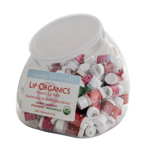 lip organics assorted flavours lip balm